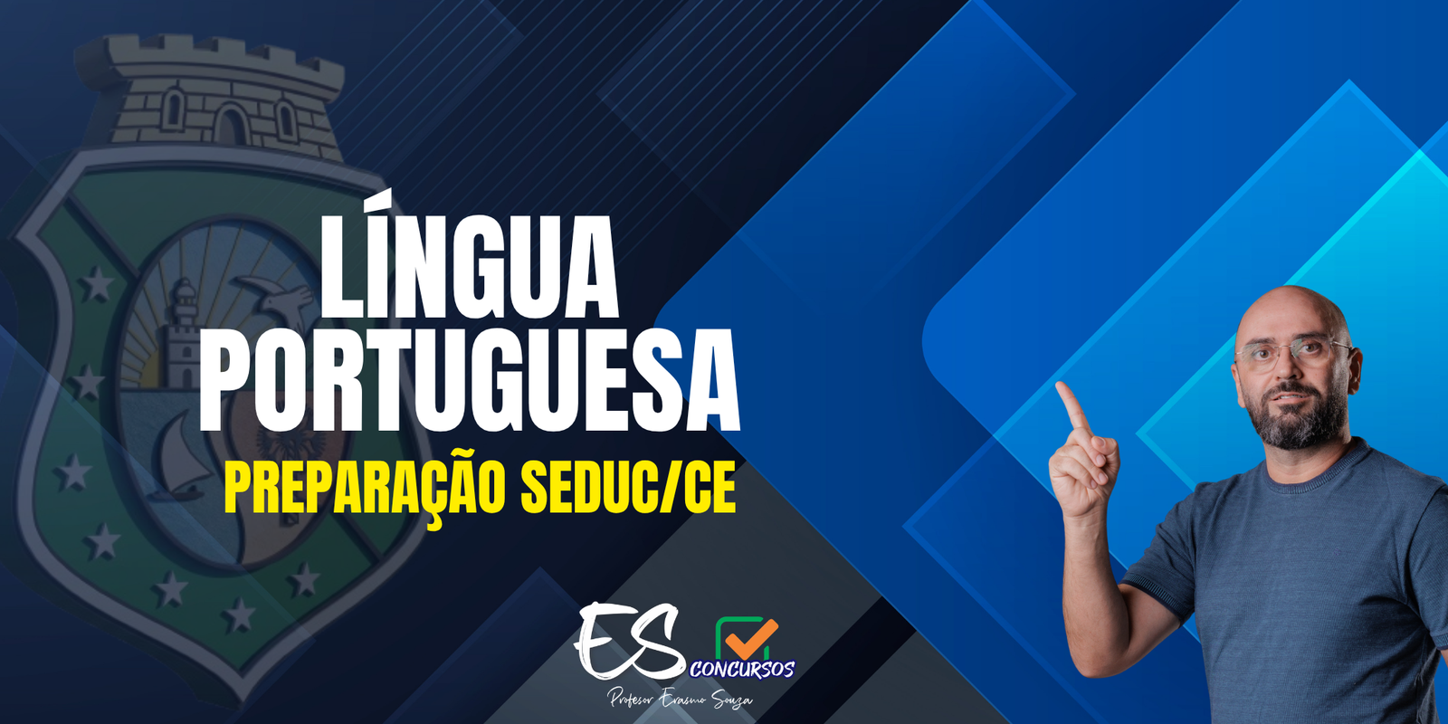 Capa do curso PREPARAÇÃO SEDUC CE | LÍNGUA PORTUGUESA